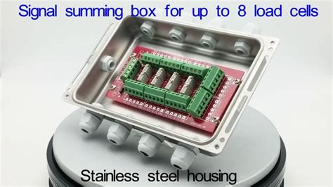 stainless steel load cell summing box|load cell summing box.